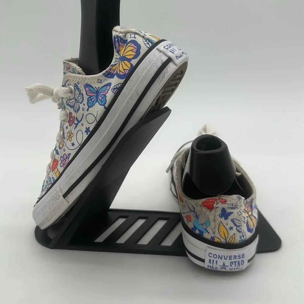 Converse All Star Butterflies Gnome's Sneakers Shoes Junior Girl's Size 12 US